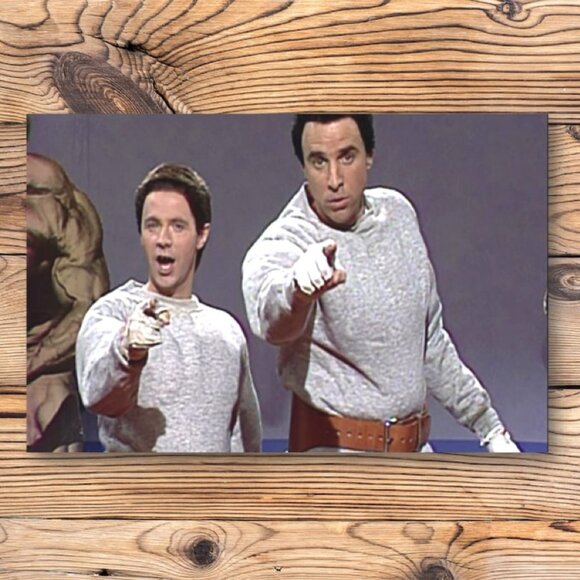 SNL Saturday‎ Night Live Hans And Franz Refrigerator Locker Fridge Magnet - Picture 1 of 2